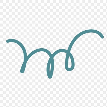 Teal abstract png line clipart, | Free PNG - rawpixel