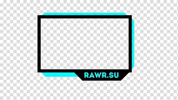 Teal and black border, Twitch Webcam Camera Frames Open Broadcaster Software, Webcam transparent background PNG clipart