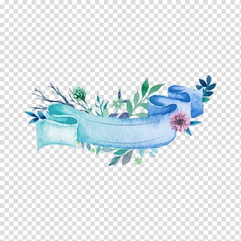 Teal and blue lace watercolor template, Wedding invitation, Invitations Decorative elements transparent background PNG clipart