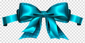 Teal bow tie , Ribbon , Blue Checkered Bow transparent background PNG clipart