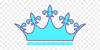 Teal Clipart Crown - Cartoon Crown For A Queen