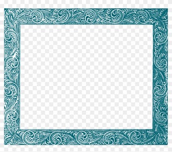 Teal Clipart Frame - Frame Png