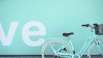 Teal Commuter Bike