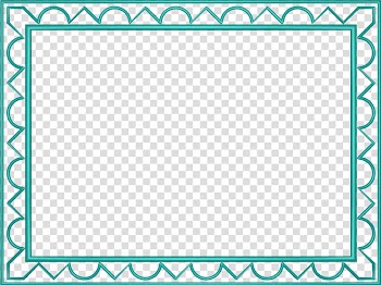 Teal frames, Indian New Years days New Year card Wish, Aqua Border Frame Background transparent background PNG clipart