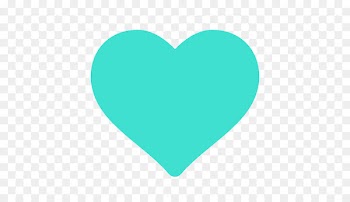 Teal Heart Clip art - turquoise 