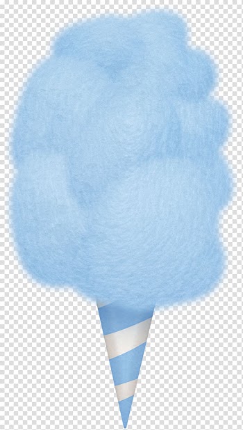 Teal ice cream illustration, Cotton candy Sugar, cotton candy transparent background PNG clipart