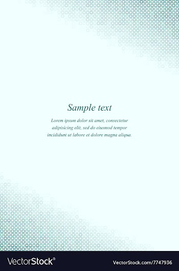 Teal page corner design template vector image