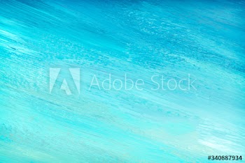Teal painted wallpaper