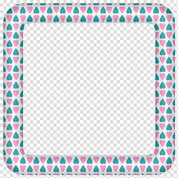 Teal Paper Scrapbooking Turquoise 'Cuz I Can, teal frame transparent background PNG clipart