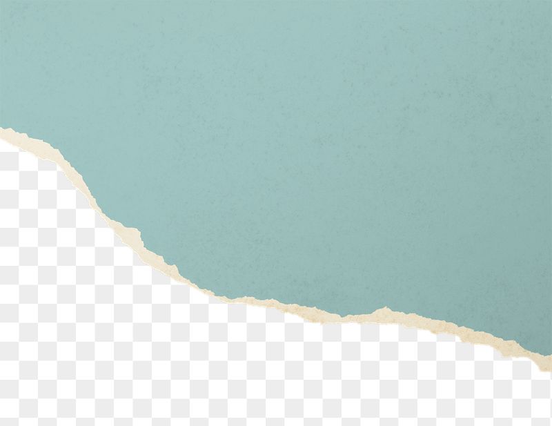 Teal png border, torn paper | Free PNG - rawpixel
