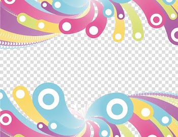 Teal, yellow, purple, and pink illustration, Color Bubble Euclidean Circle, abstract background transparent background PNG clipart