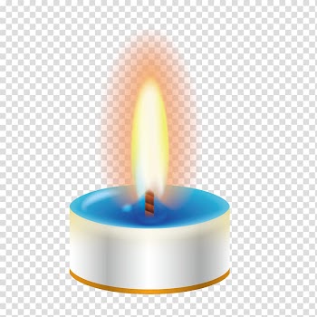Tealight candle illustration, Candle Euclidean Flame, White candle material transparent background PNG clipart