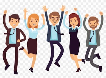 Team Approach To Implementation - Happy Business People Clipart