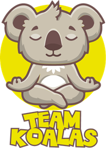 Team Koalas Logo Vector