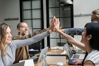 Team of business people