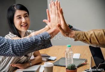 Team of business people