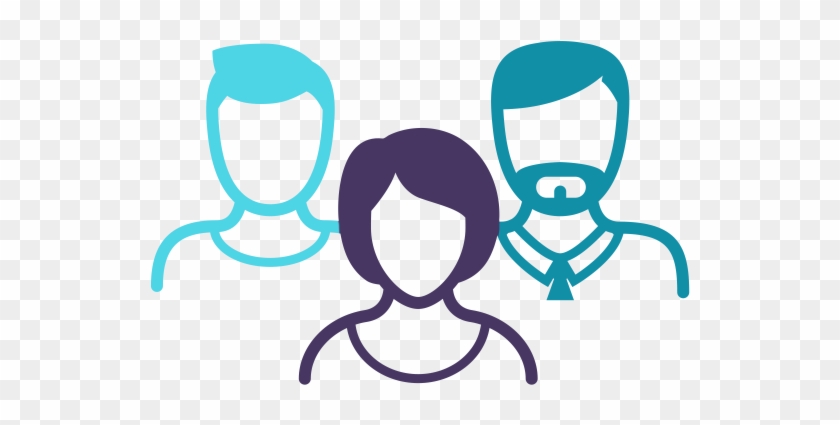 Team Of Three People - Agile Team Icon Transparent Background
