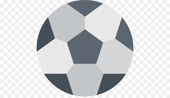 Team sport Football Icon - A gray football 
