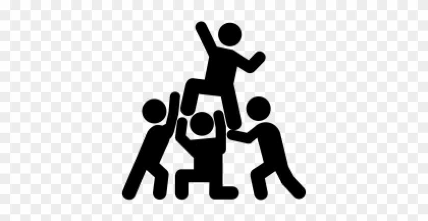 Team Work - Teamwork Icon Black And White
