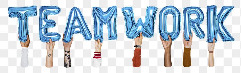 Teamwork balloon png word sticker, | Free PNG - rawpixel