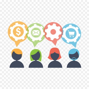 Teamwork Icon - Vector Business Team 