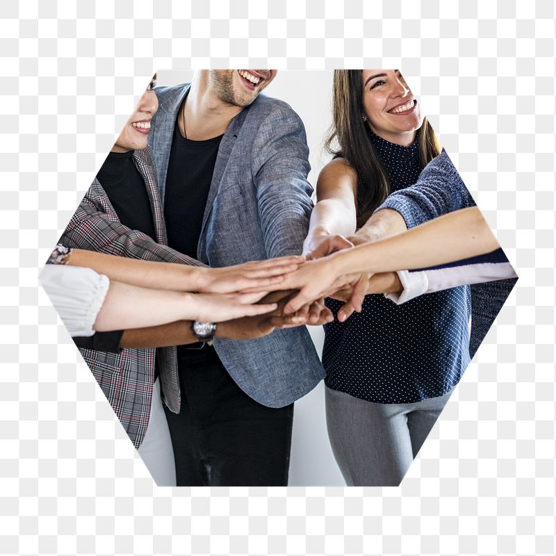Teamwork, joined hands png badge | Free PNG - rawpixel