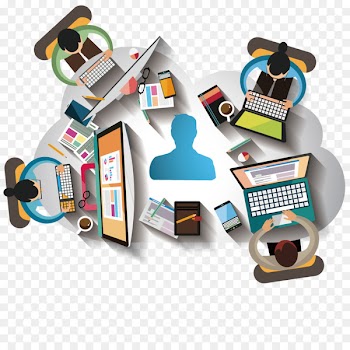 Teamwork Meeting Software Project Euclidean vector - Vector office Business People 