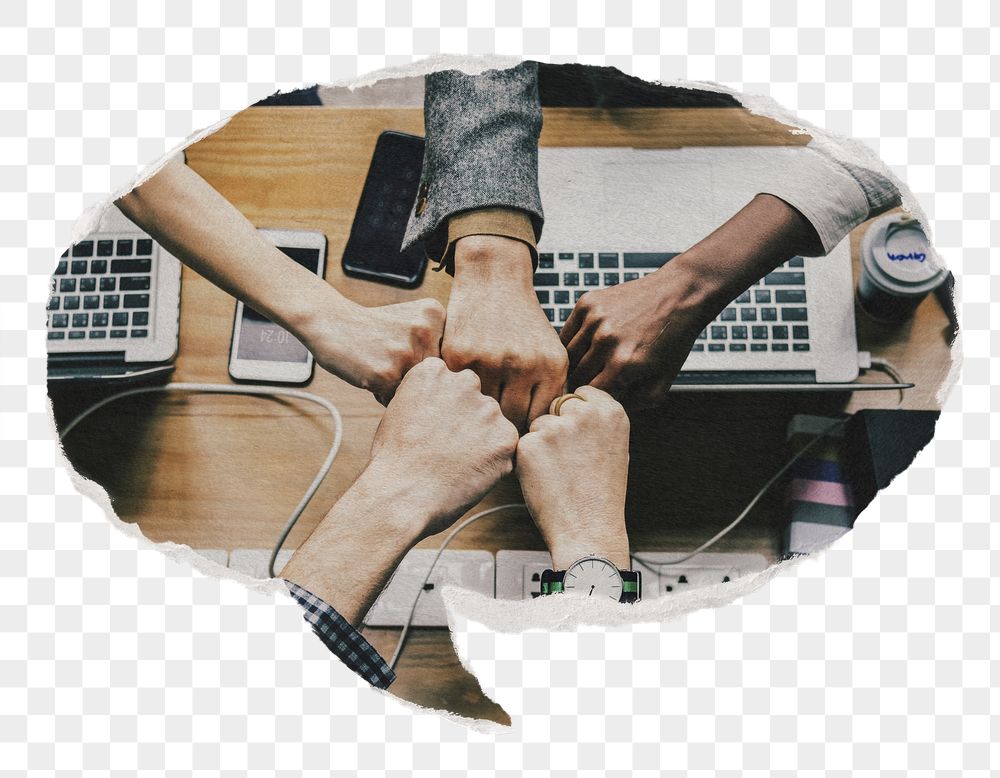 Teamwork png sticker, speech bubble, | Free PNG - rawpixel