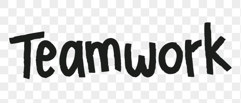 Teamwork png word sticker, handwritten | Free PNG - rawpixel