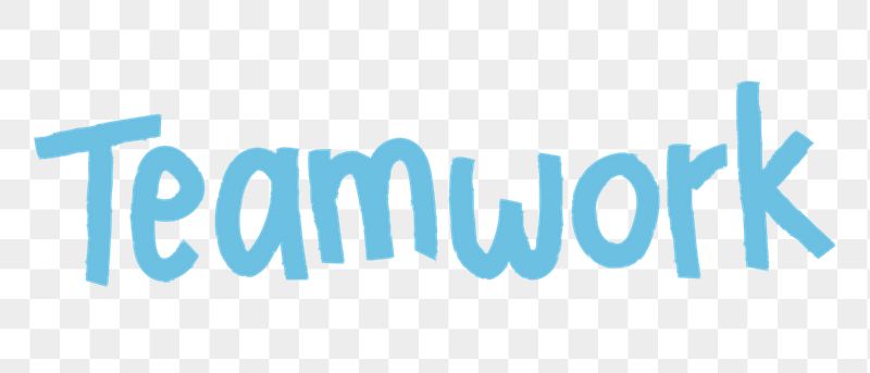 Teamwork png word sticker, handwritten | Free PNG - rawpixel
