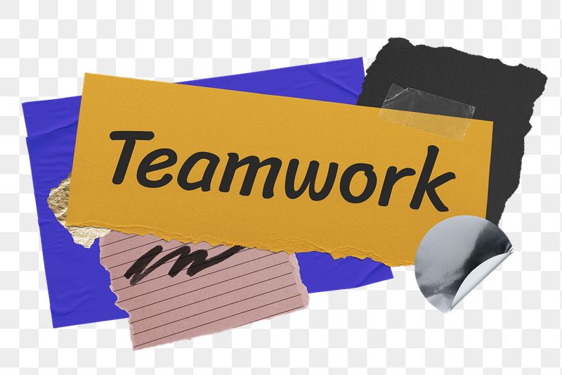 Teamwork png word sticker typography, | Free PNG - rawpixel