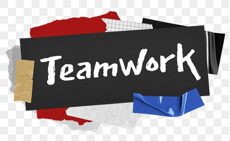Teamwork png word sticker typography, | Free PNG - rawpixel