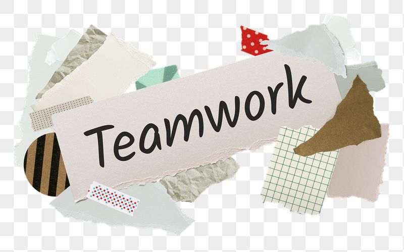 Teamwork png word sticker typography, | Free PNG - rawpixel