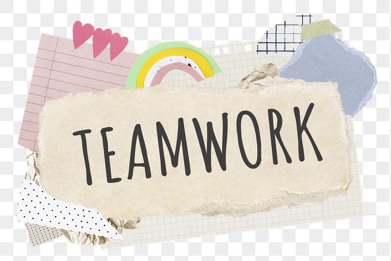 Teamwork png word sticker typography, | Free PNG - rawpixel