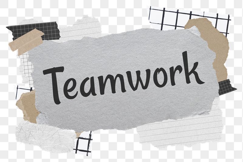 Teamwork png word sticker typography, | Free PNG - rawpixel
