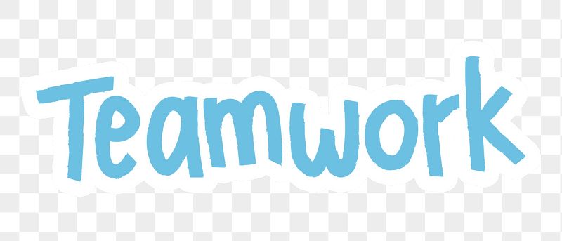 Teamwork png word sticker typography, | Free PNG - rawpixel