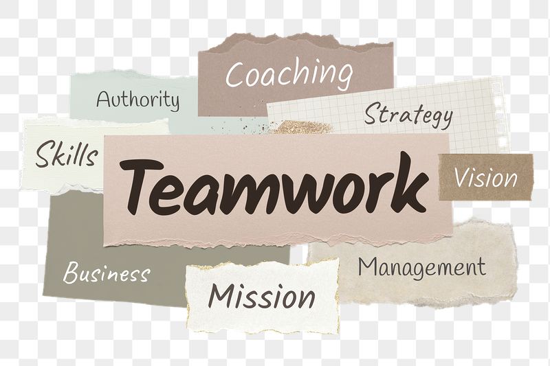 Teamwork png word sticker typography, | Free PNG - rawpixel