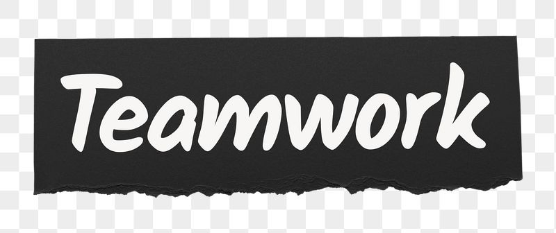 Teamwork png word sticker typography, | Free PNG - rawpixel