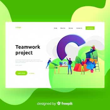 Teamwork project landing page