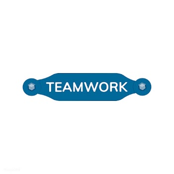 Teamwork tag isolated graphic illustration | Free stock vector - 429526