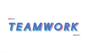 Teamwork word typography | Free stock vector - 66893