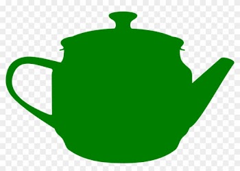 Teapot Green Tea Kitchen Cooking - Green Teapot Clipart