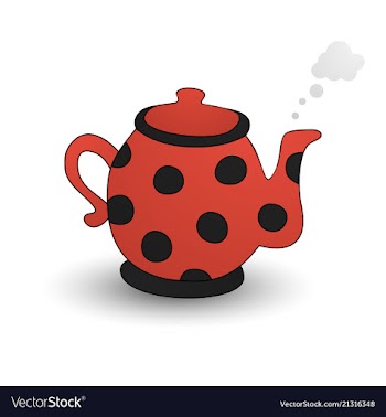 Teapot kettle tea kettle icon and silhouette vector image
