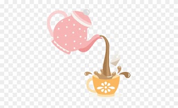 Teapot Large Poring Tea Pot Clipart - Tea Party Clip Art