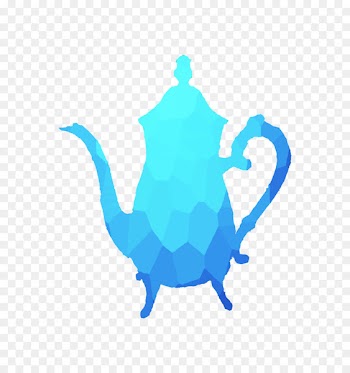 Teapot Silver Tarnish Gold -  