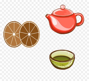 Teapot Teacup Vector graphics - color sketch 