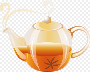 Teapot Vector 2 Kettle - A transparent kettle with hot air 