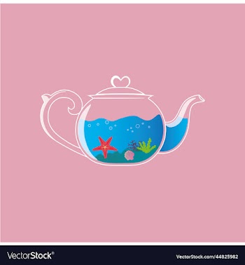 teapot with the sea