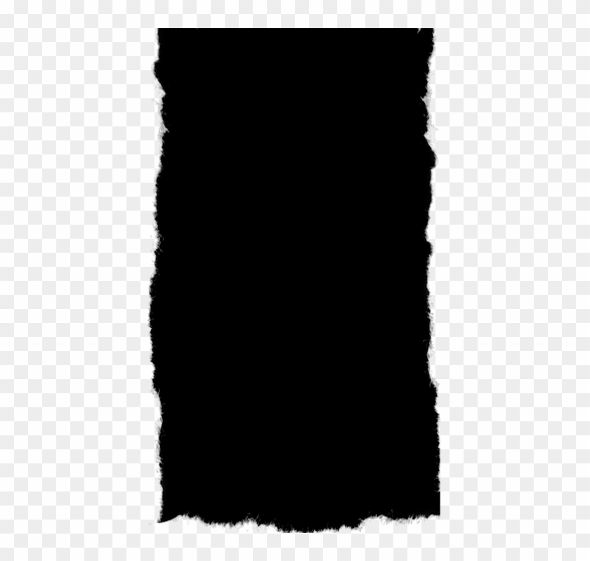 Teared Rip Paper Png - Black Paper Rip Png