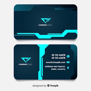 Tech business card